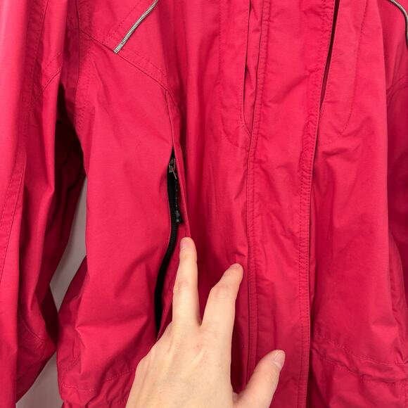 Spyder Womens‎ Ski Jacket XSCAP Entrant Red Nylon Shell Winter Coat Size 10 - Picture 6 of 12